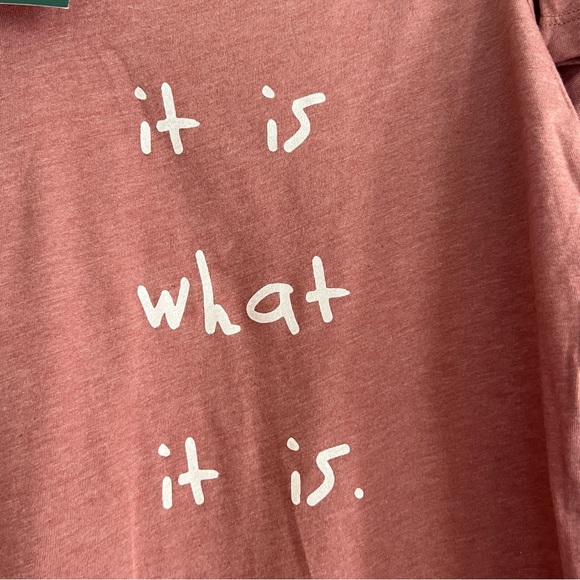 Thread Tank Designs “It is what it is” T-Shirt - Large - Brand New with Tags NWT - Picture 2 of 6